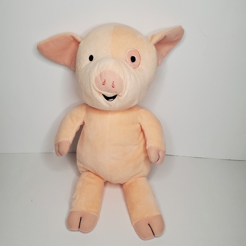 Kohl's Cares If You Give a Pig a Pancake 14" Plush Stuffed Animal Toy Brown Spot